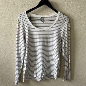 H&M | long sleeve striped tee